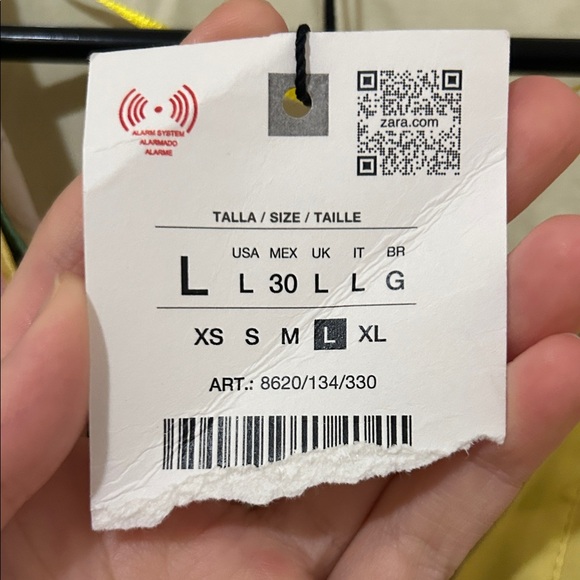 Zara Floral Yellow Dress with the Belt - Picture 10 of 10